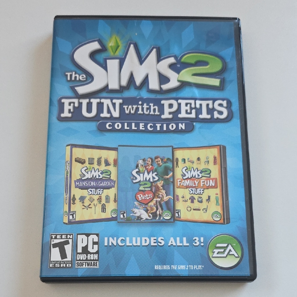 The Sims 2 Fun with Pets Collection - PC Game - Mansion & Garden, Family, Pets